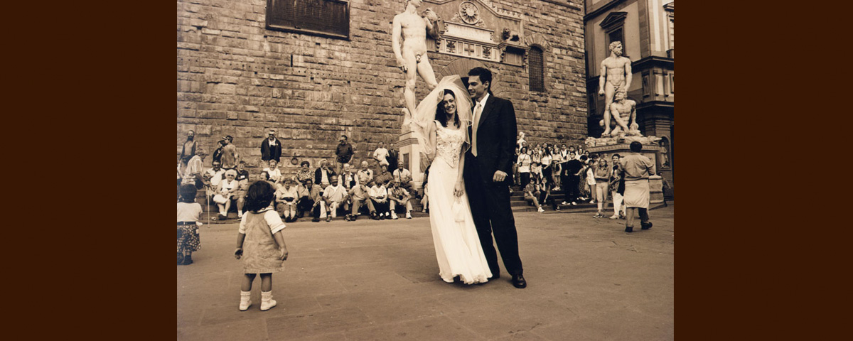 The Wedding Photo Stage - Piazza della Signoria - Florence